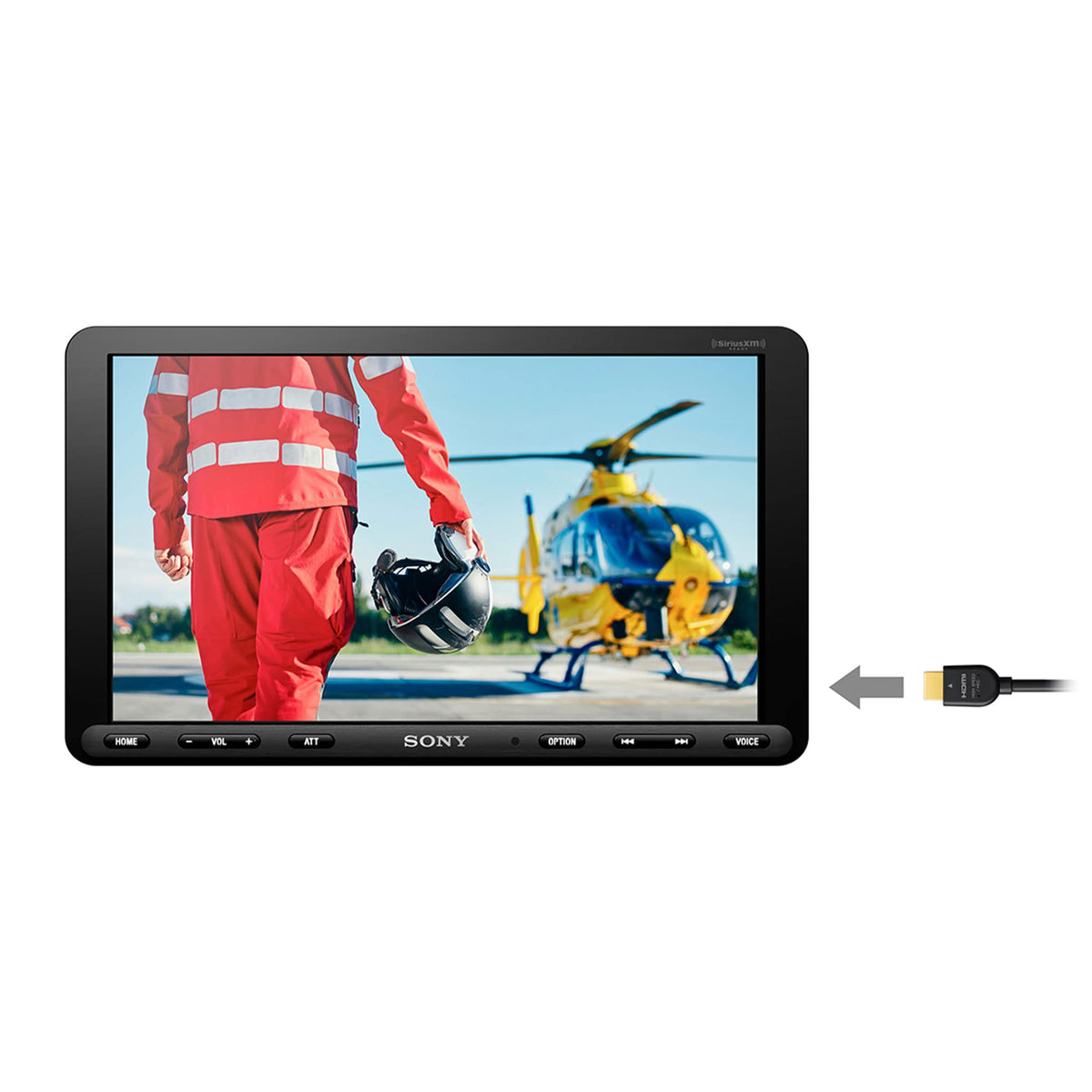 Receptor Multimedia Sony 9 Pulgadas Flotante con Apple Carplay y Android Auto HDMI