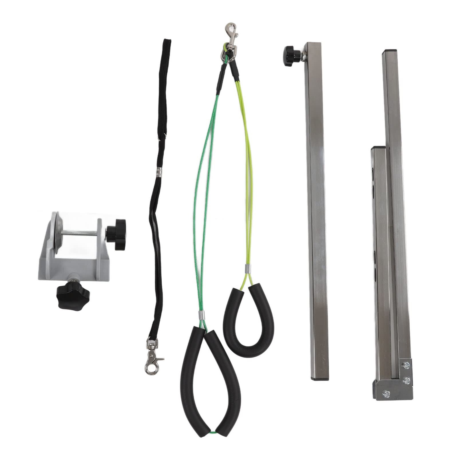 Brazo Ajustable para Aseo de Mascotas, Brazo de Mesa de Aseo para Perros, Cómodo Brazo de Acero Inoxidable Fuerte y Resistente, Altura Portátil Ajustable de 35 Pulgadas para Interior para Dueño de