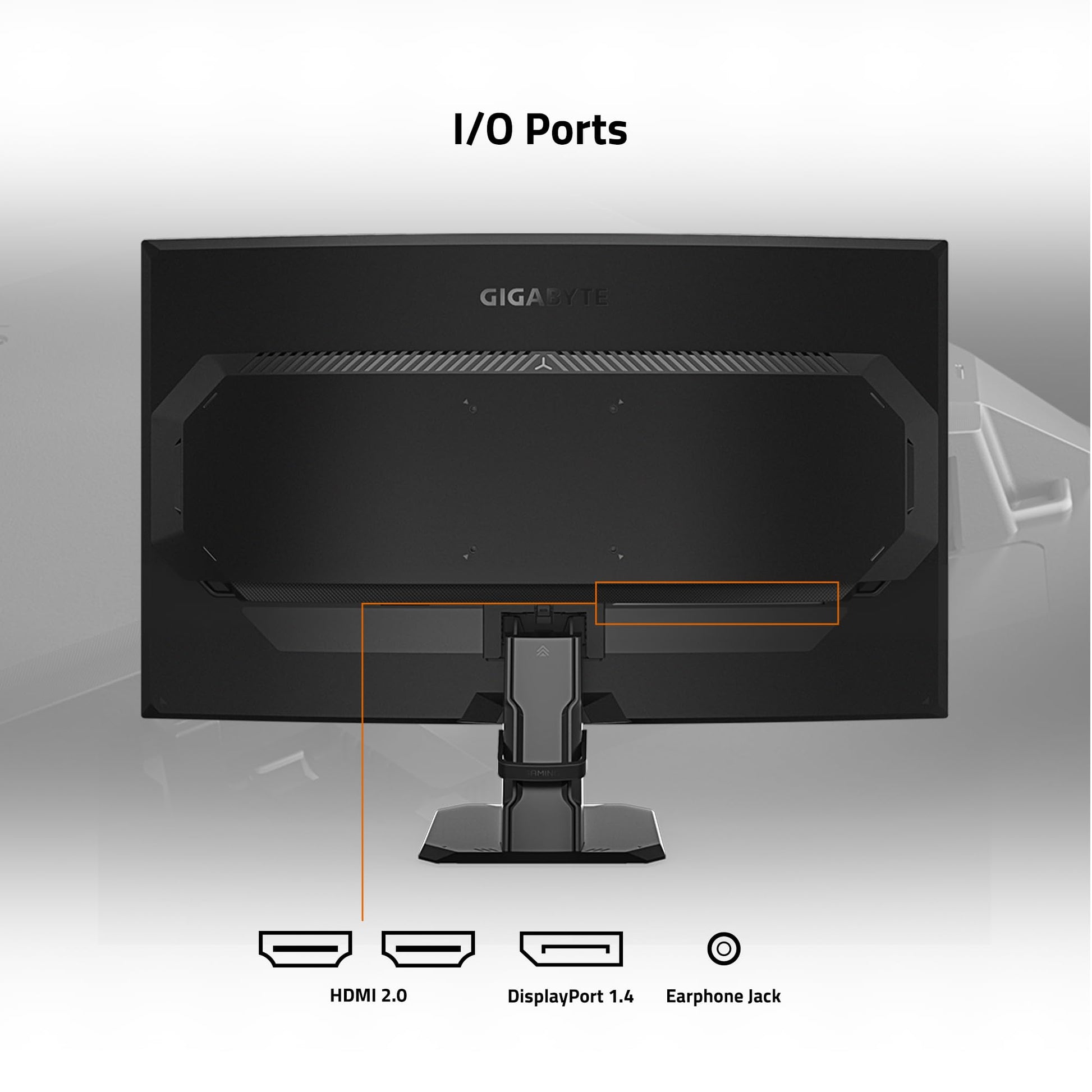 GIGABYTE GS27QC Monitor Curvado para Juegos de 27 Pulgadas 165Hz 1440P, visualización de 2560 x 1440 VA 1500R, Tiempo de Respuesta de 1 ms (MPRT), Listo para HDR, FreeSync Premium, 1 Puerto de