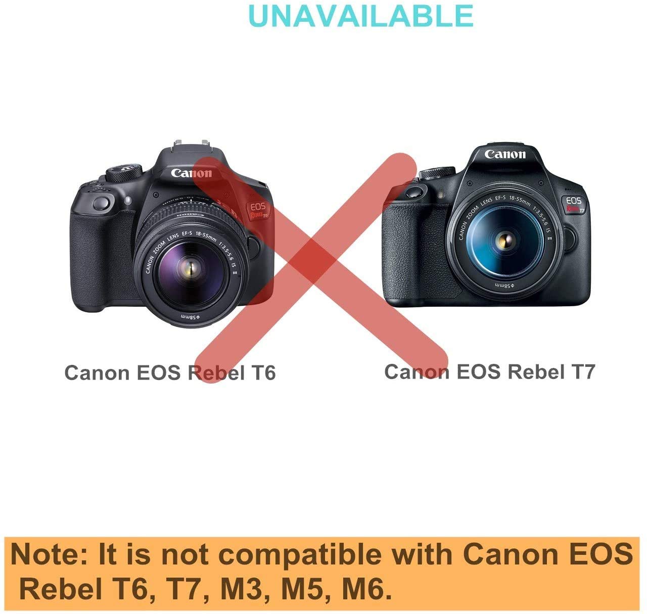 Tengdaxing ACK-E18 Adaptadores de Alimentación LP-E17 Batería Falsa para Canon EOS Rebel T6i T6S T7i T8i SL2 SL3 77D 200D 200D II 250D 750D 760D 800D 850D 8000D RP R8 R10 Cámara
