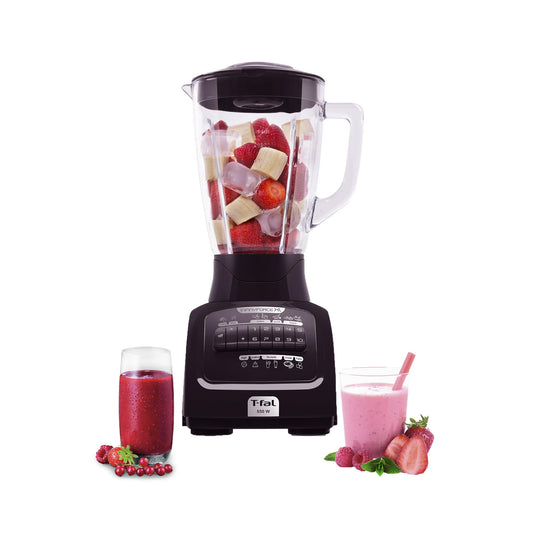 Licuadora T-fal Negra Infinyforce XL con Tecnología Powelix y 10 Velocidades