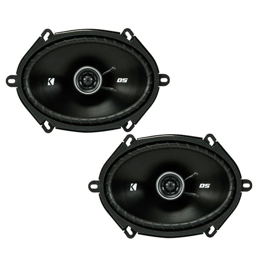 Altavoces Coaxiales KICKER DSC680 Negro 160 x 200 mm 4 Ohmios