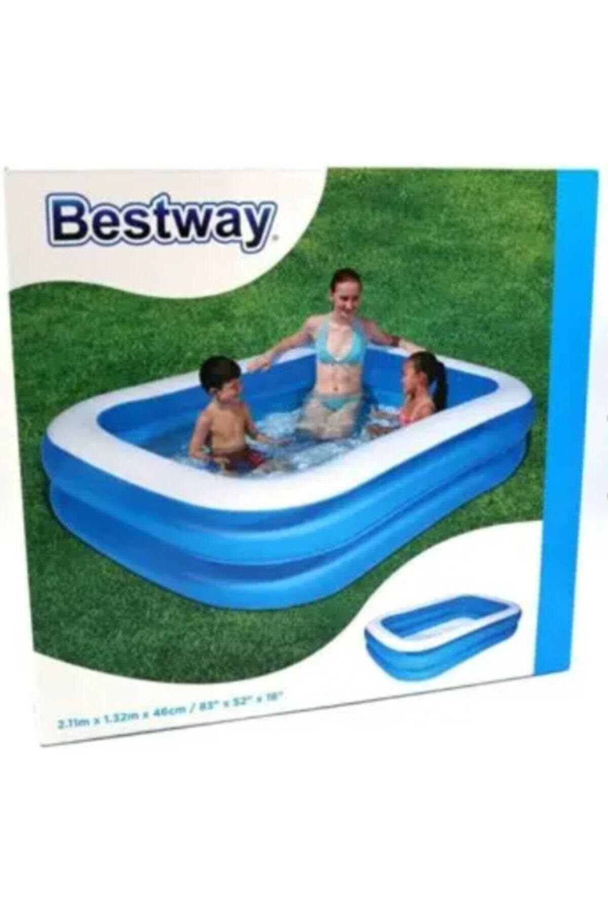 Bestway 12819 Pileta Inflable 83 x 52 x 18 Pulgadas