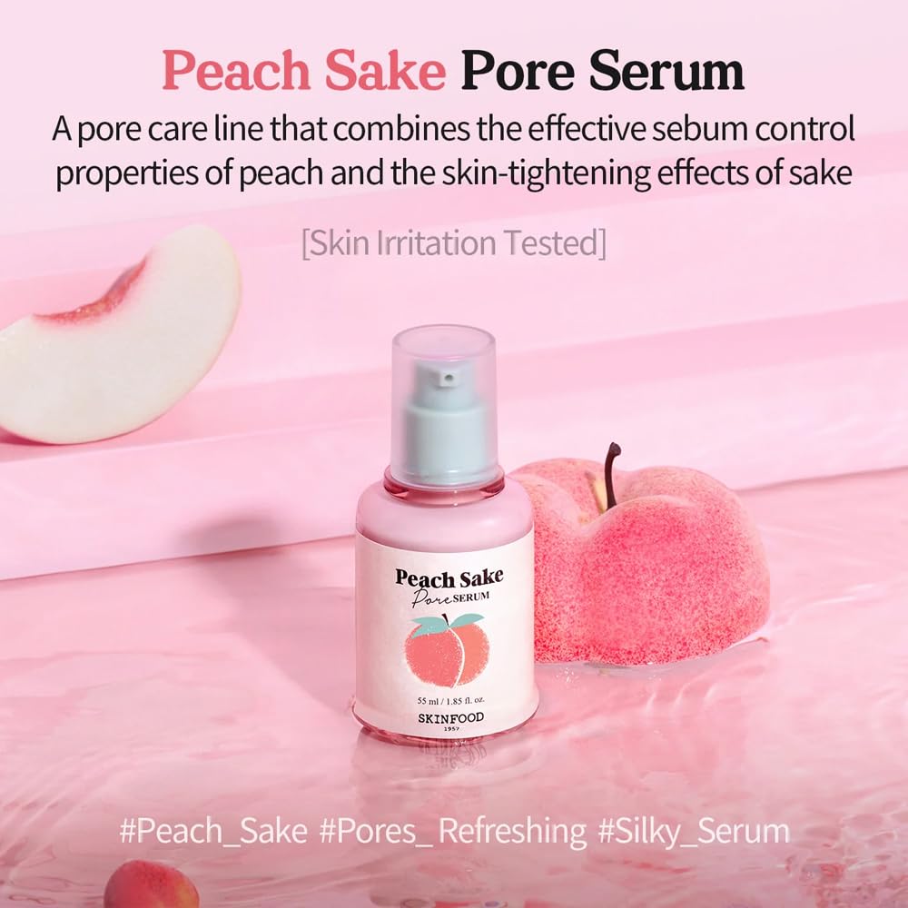 SKIN FOOD since 1957 Skin Food Peach Sake Pore Serum 45ml Made in 'Korea