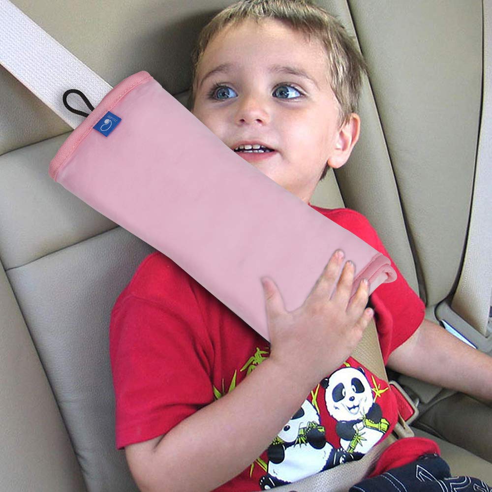 Almohada de Seguridad COOLBEBE Amarillo Extra Suave para Asiento de Coche para Niños y Bebés