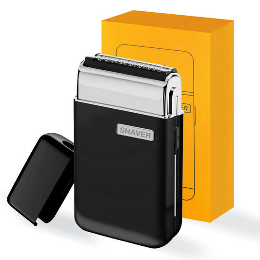 Mini Afeitadora Eléctrica NINOMO Negro Portátil para Hombre