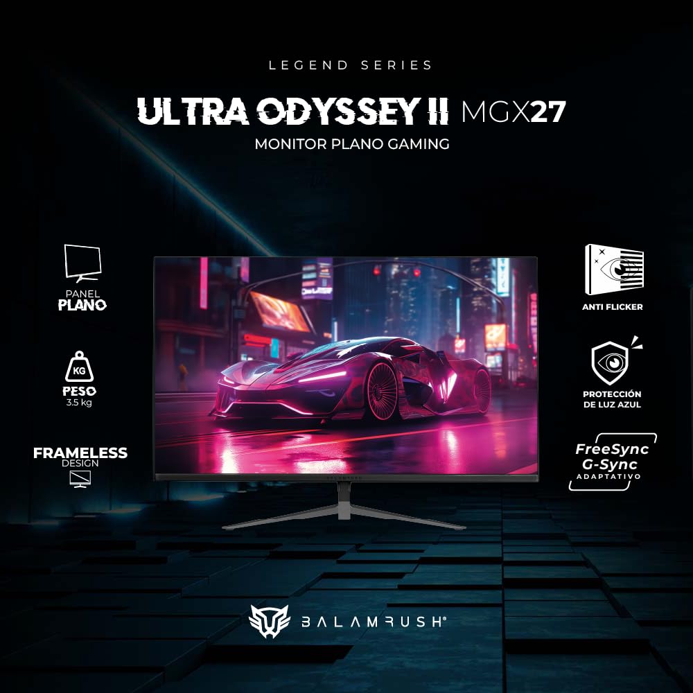 Monitor Gamer Odyssey II Negro VA Ultra 165Hz 1ms 27 Pulgadas