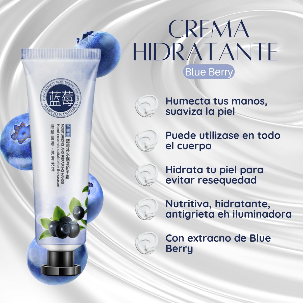 Set 3 Cremas Hidratantes de Manos de Aroma Frutal y Alta Hidratacion Reparadora