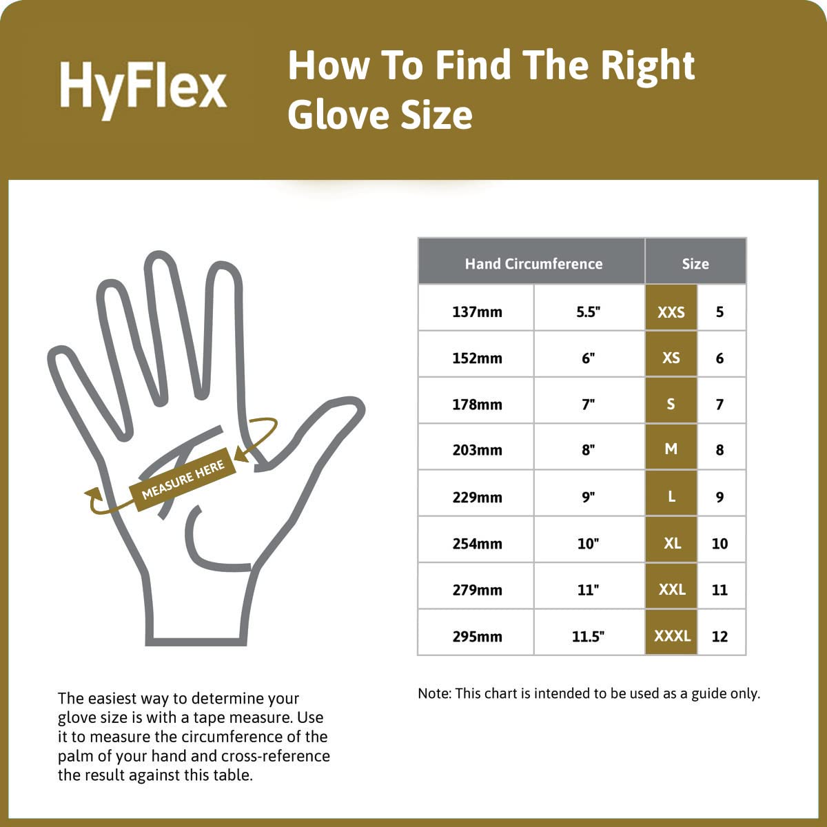 HyFlex 11-600 - Guante de Nylon con Poliuretano para trabajos que impliquen destreza y sensibilidad. Talla 9 (Grande) 1 par.