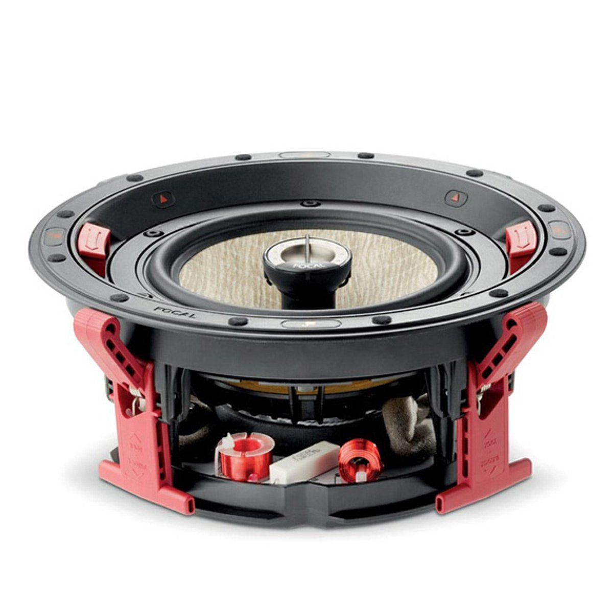 Altavoz de Pared y Techo Focal F300ICW6 Blanco con Woofer de Lino de 16,5 cm