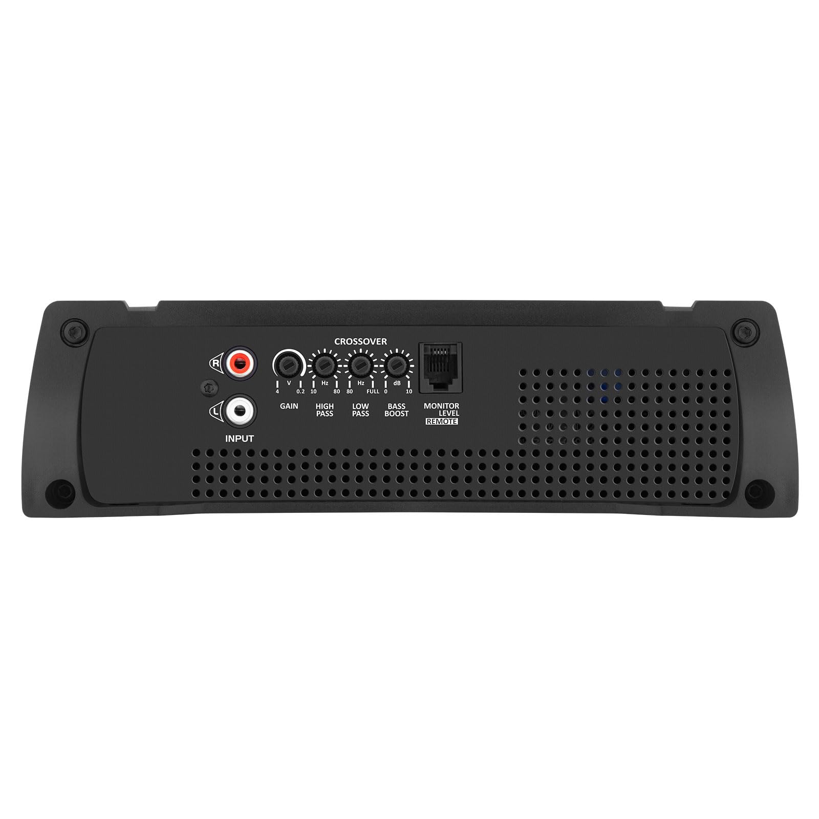 Taramps HD 2000 4 ohmios 1 canal 2000 vatios RMS MAX de rango completo de audio para coche, monobloque, indicador de monitor LED, amplificador clase D, crossover, amplificador blanco de 2 K