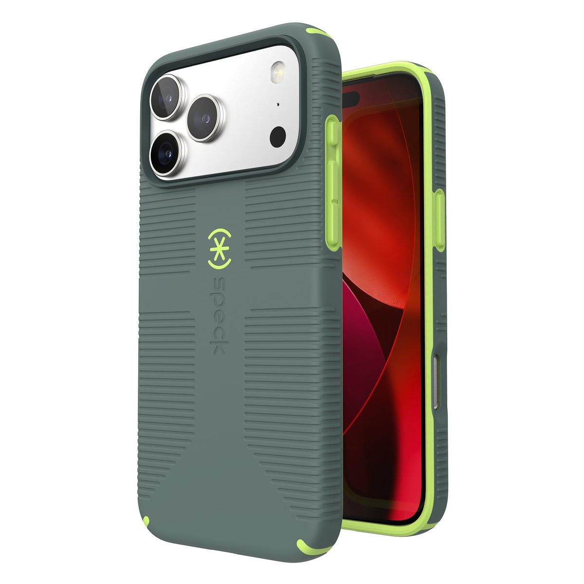 Funda CANDYSHELL Grip Speck Apple iPhone 17 Pro MAX Neo Drab Verde Brillante