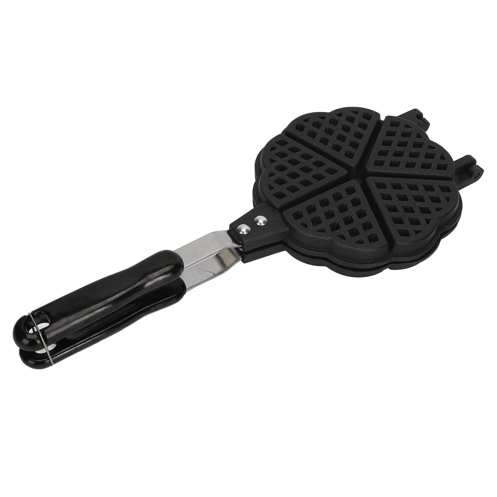 Máquina para Hacer Gofres con Sartén, 5,9 Pulgadas, Perfecta para Gofres Tostadores de Sándwich, Mini Planchas para Gofres Antiadherentes de Doble Cara para un Desayuno sin