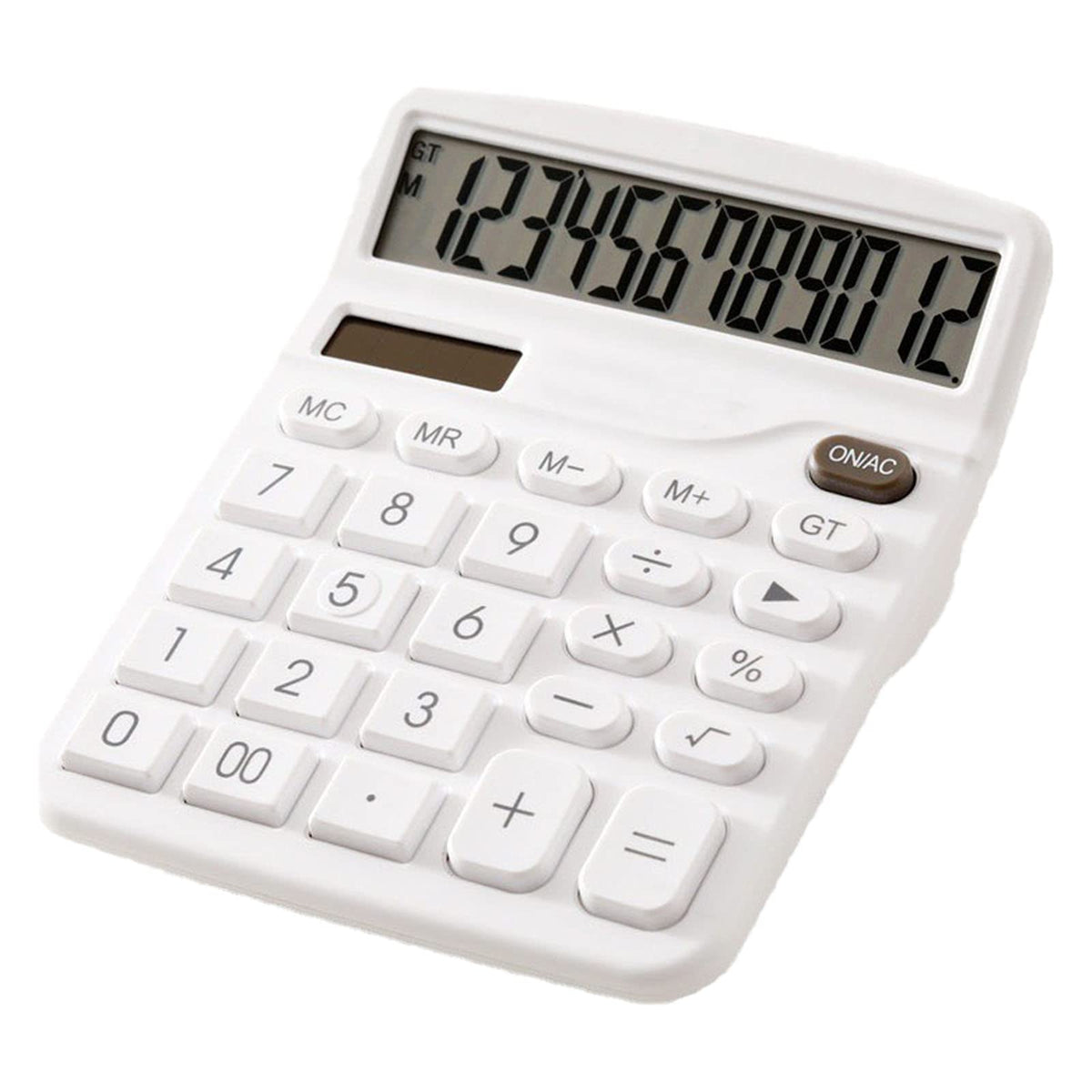 Calculadora Electrónica YOUHO Blanco con Doble Potencia y Pantalla LCD Grande