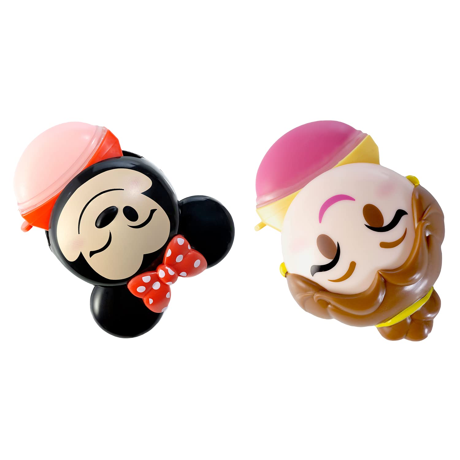 Lip Smacker Disney Emoji Lip Balm Duo- Belle & Minnie Last Rose Petal/Strawberry Le-Bow-nade