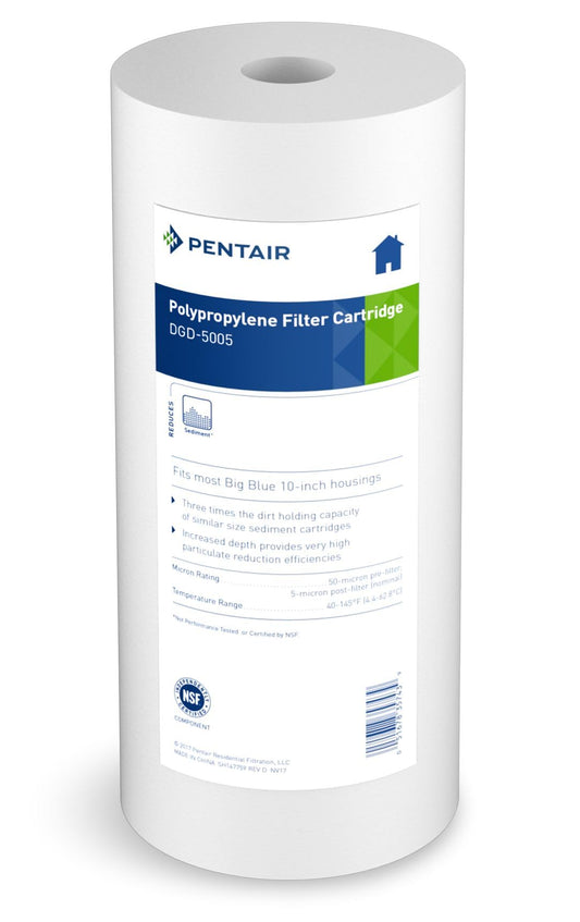 Cartucho de Filtro Pentek Polipropileno Hilado DGD-5005 25.4 cm x 5.1 cm