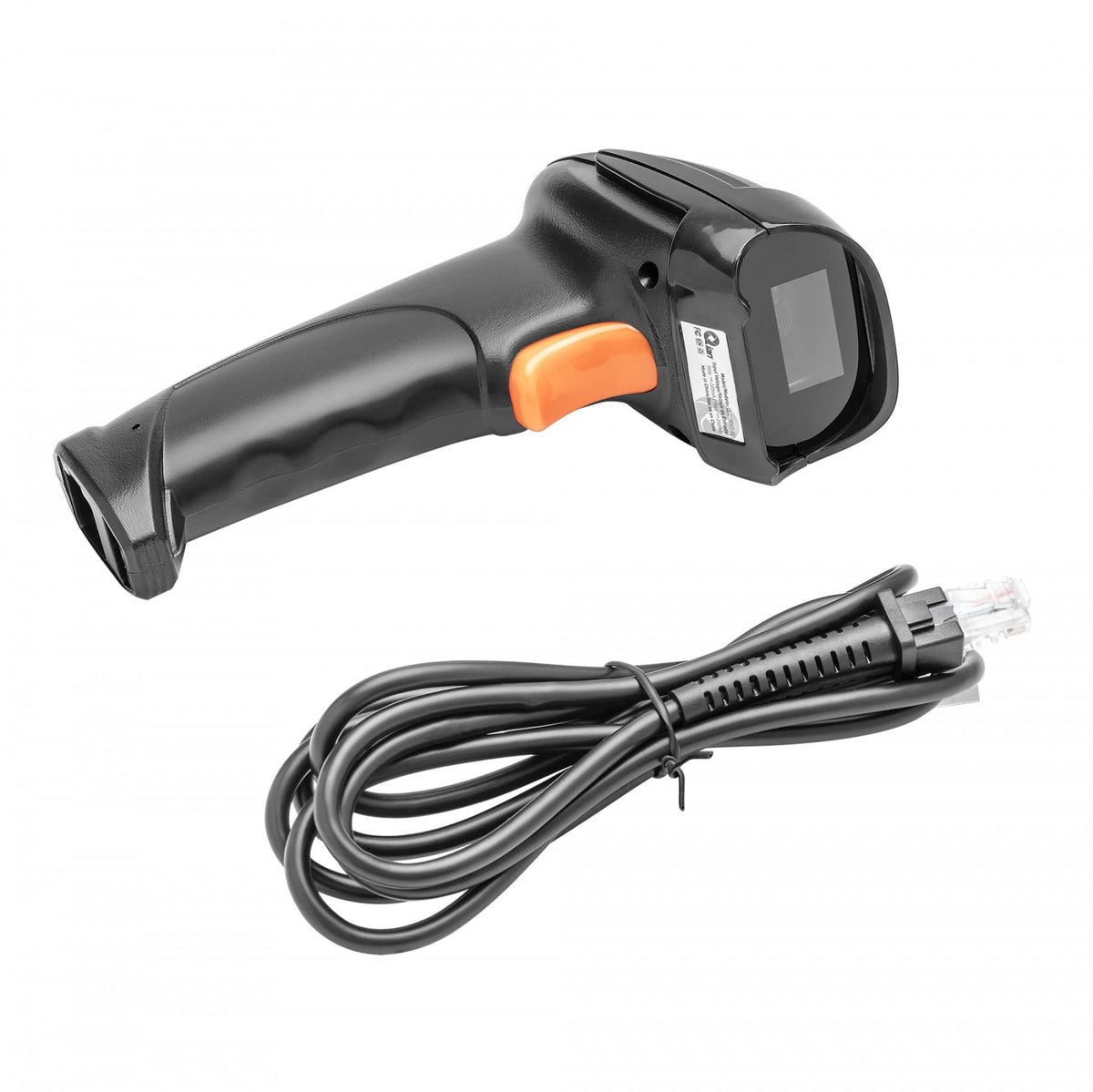 Lector de Código de Barras QIAN Negro Alámbrico con Conexión USB para PC y Laptop