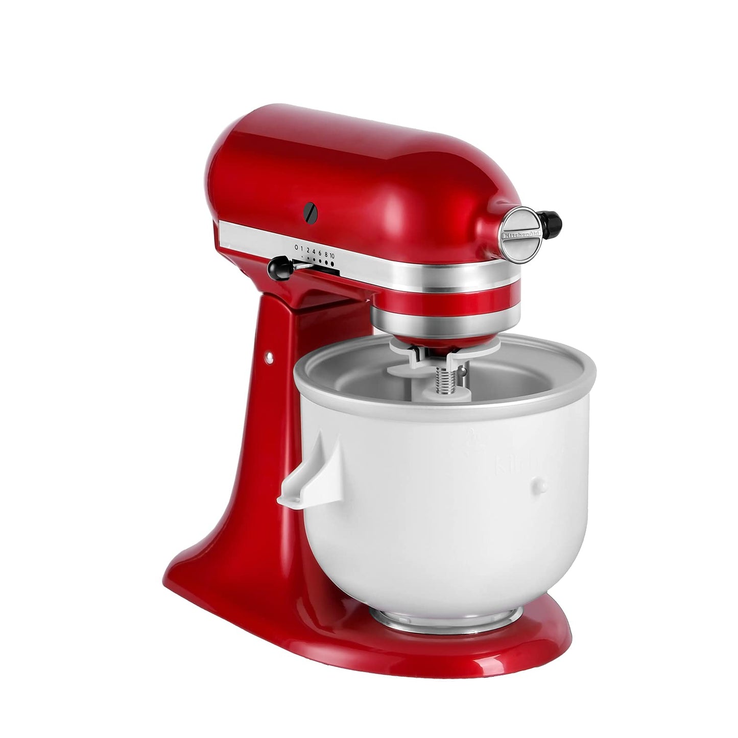 Kitchood Ice Cream Maker Attachment for Kitchenaid Stand Mixer,2-Quart Frozen Yogurt - Ice Cream & Sorbet Gelato Maker,Fits 4.5 qt and Larger Mixers