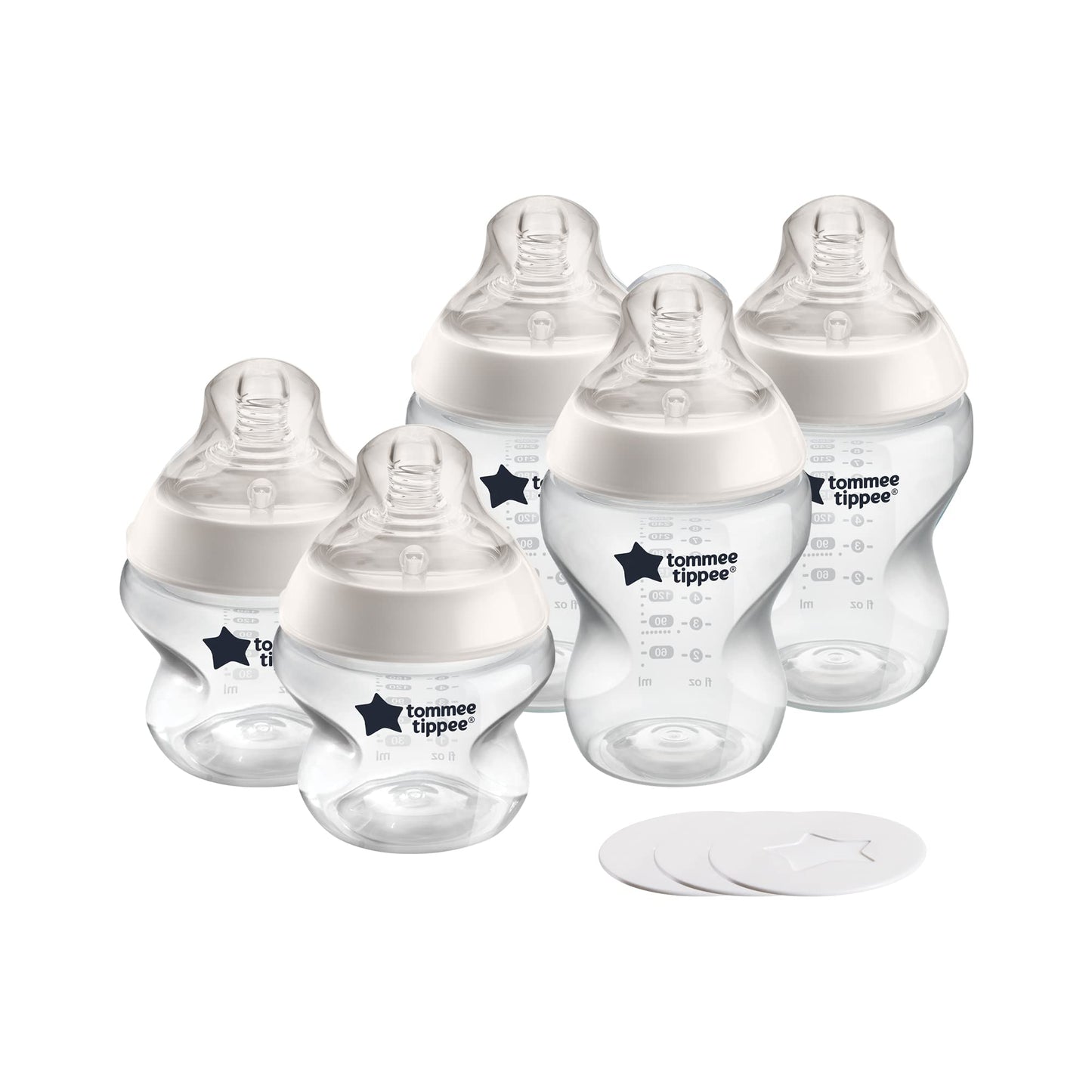 Kit de Biberones Tommee Tippee Naturaleza Bebé Anticólicos con Pezones Similares a Pechos
