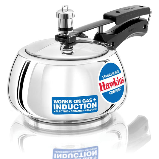Hawkins SSC20 olla de presión de acero inoxidable, 2 litros, color plateado