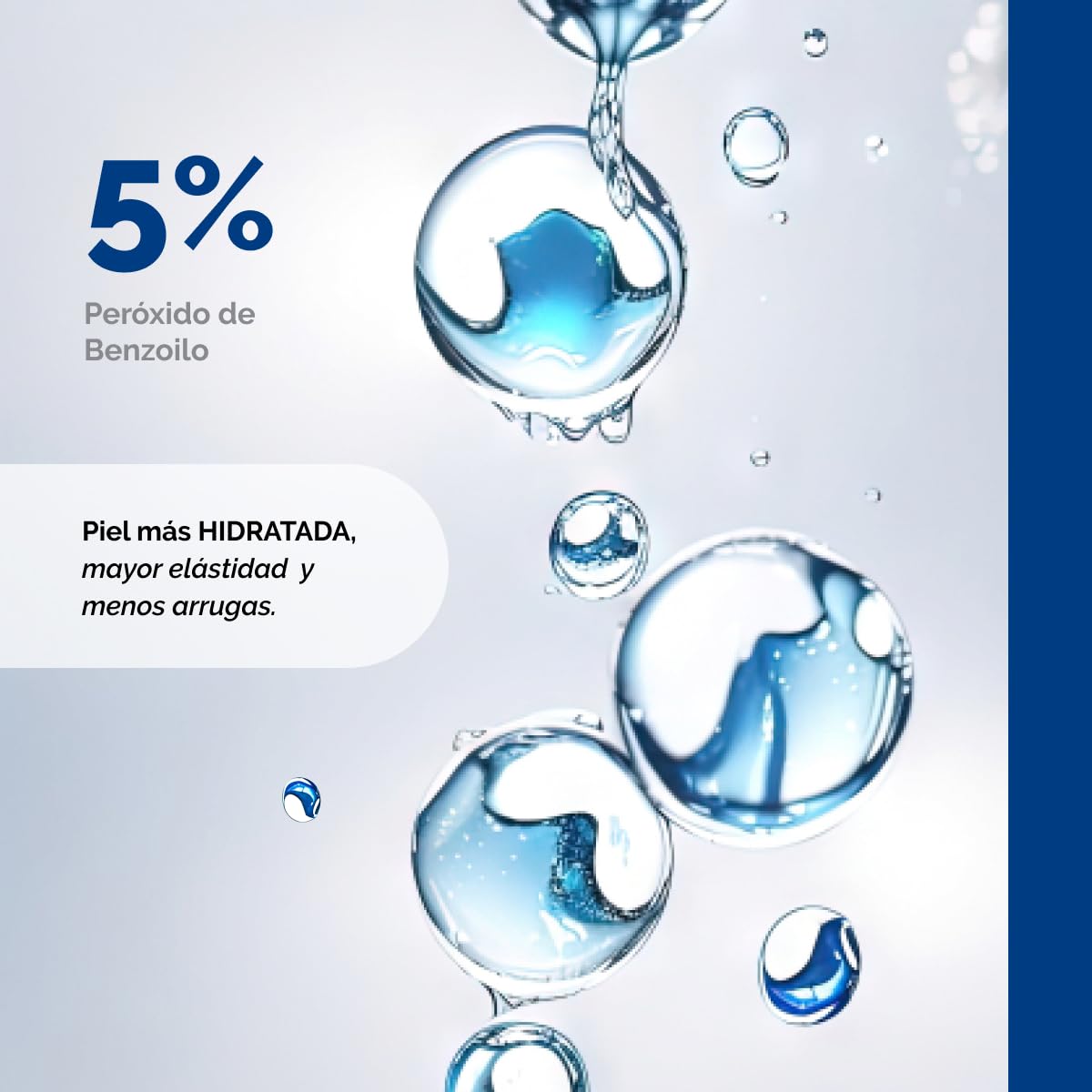 BPO LLEN Gel Limpiador Facial Anti-Acné con Peróxido de Benzoilo 5% | Tratamiento Anti-Imperfecciones | Antiseborreico y Antiséptico | Indicado para Combatir el Acné Leve o Moderado | 60 ml