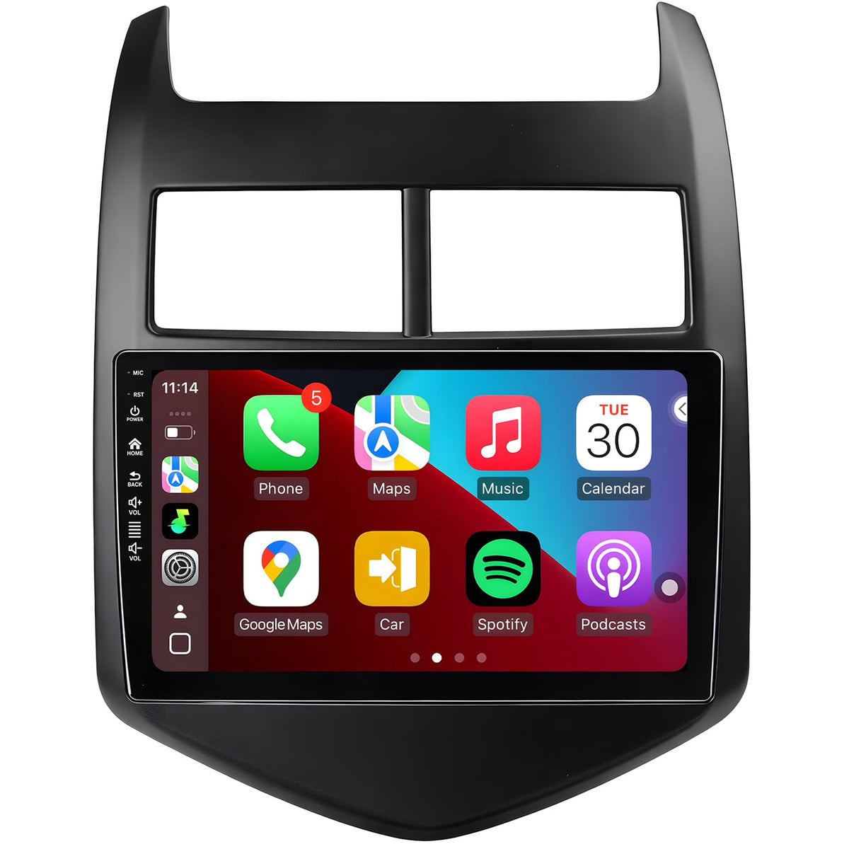 Radio de Coche Android13 WiFi 5G Chevy Sonic Aveo 2011-2015 con Navegación GPS y Cámara HD