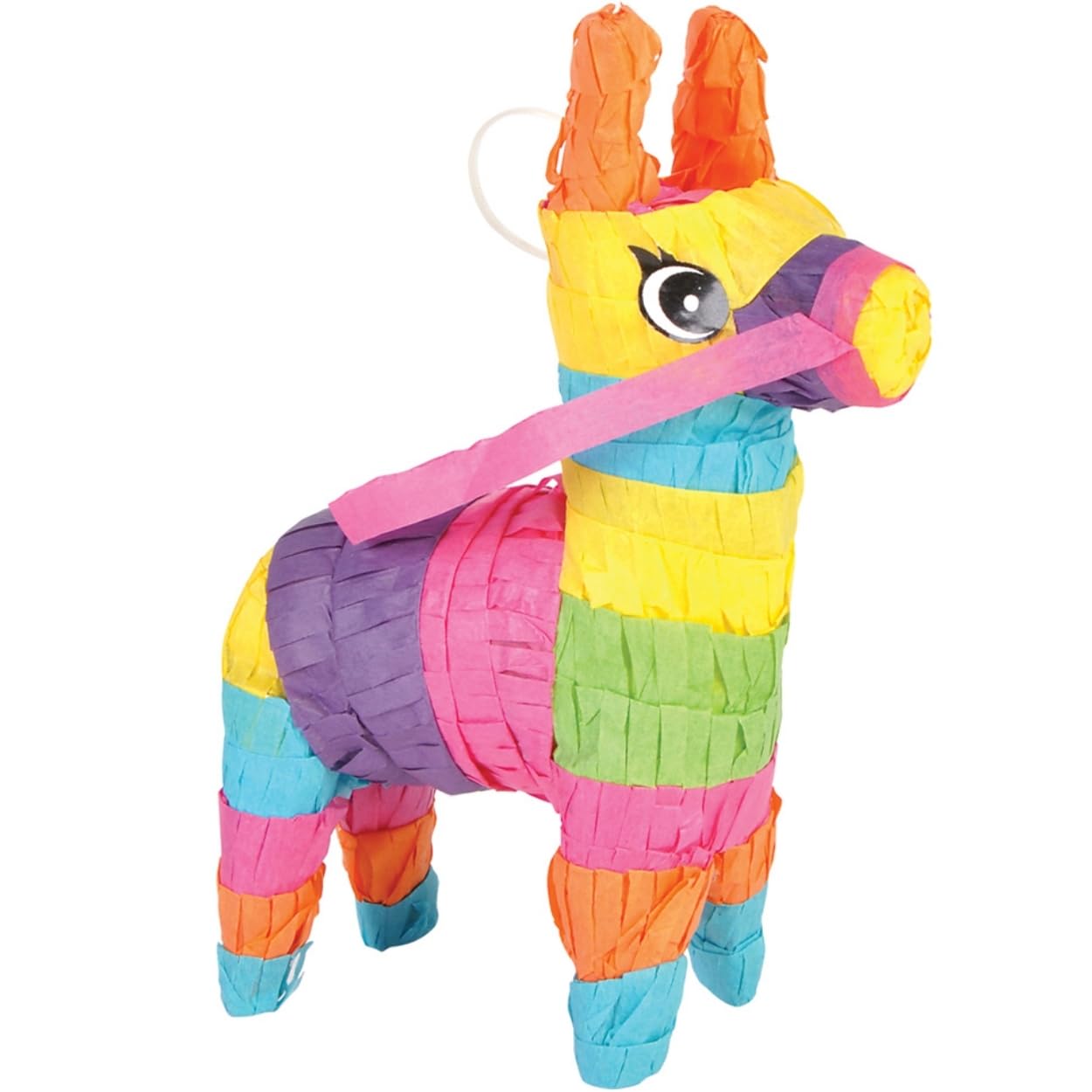 Piñata Mini Burro Rhode Island Novelty Multicolor para Todas las Edades