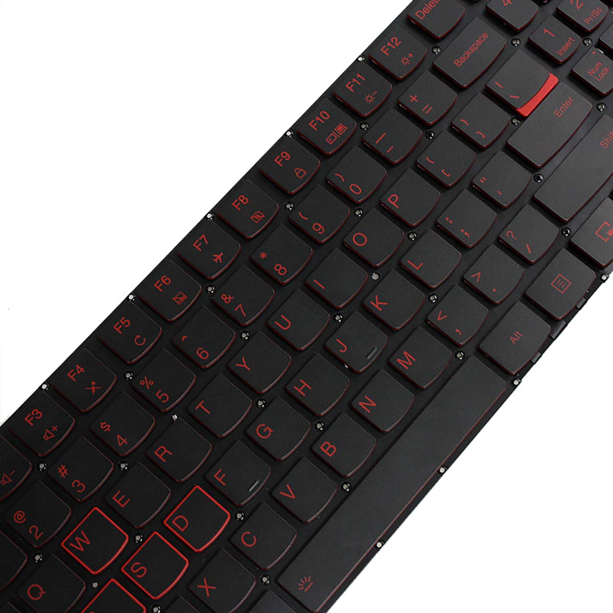 Teclado de Repuesto Lenovo Legion Rojo Negro Retroiluminado