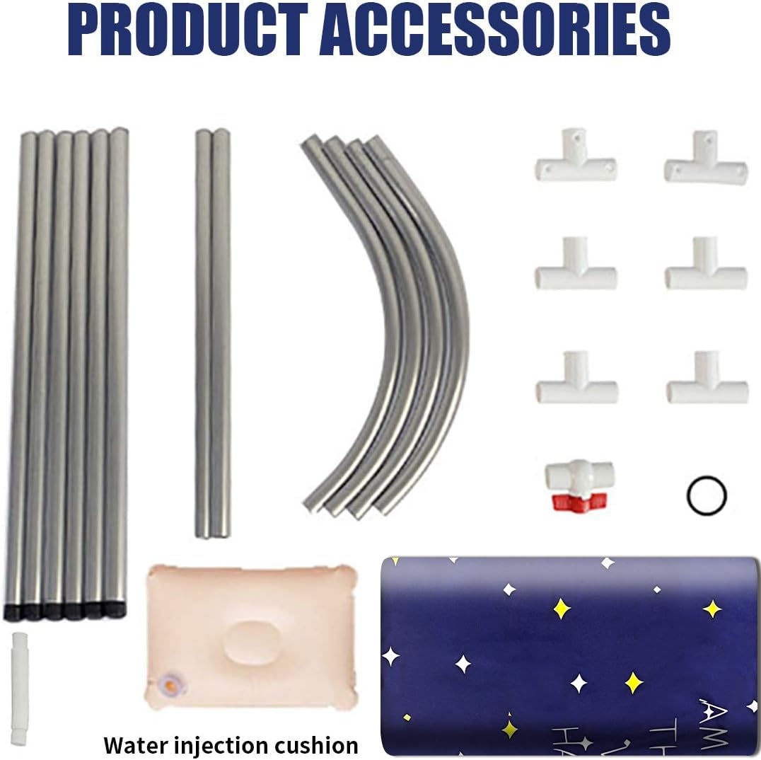 Bañera plegable portátil para remojar la bañera, ecológica, color azul cielo