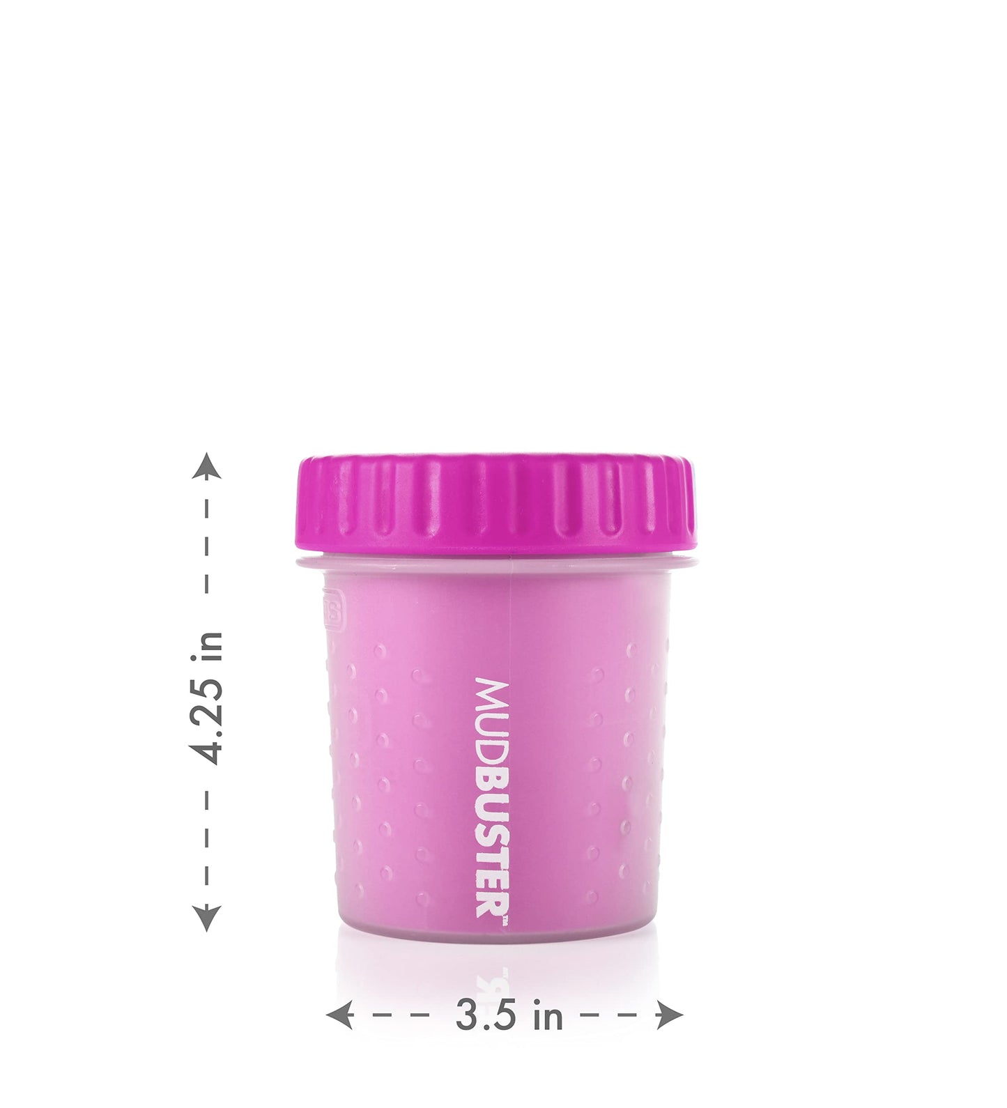 Dexas MudBuster Limpiador portátil para Patas de Perro, pequeño, Fucsia, Accesorio para Mascotas de Calidad Premium