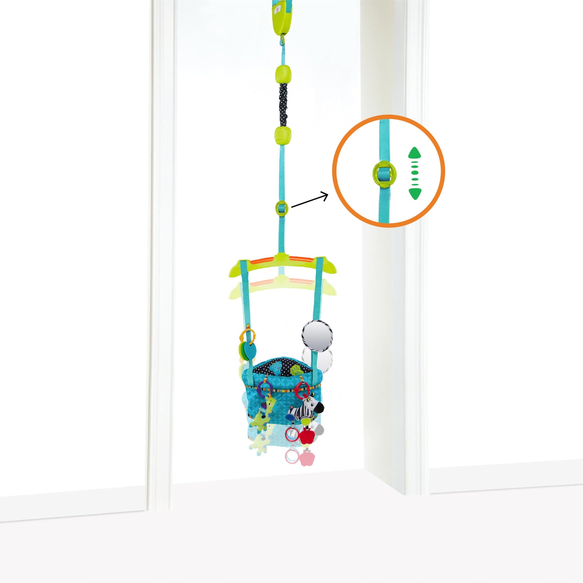 Bright Starts Bounce 'N Spring Deluxe Door Jumper, Blue