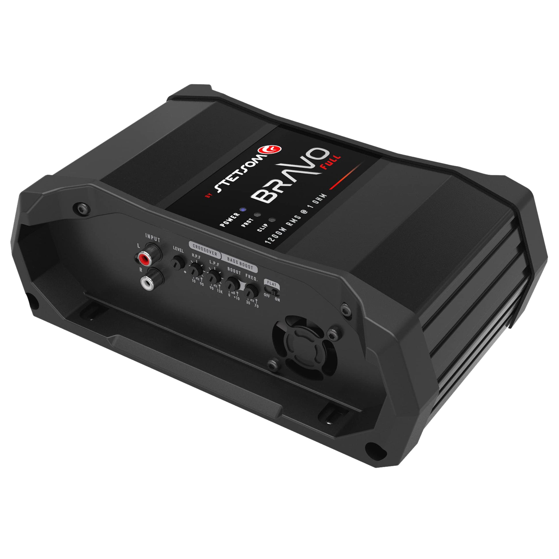 Amplificador de Coche Stetsom Bravo 1200 en Overol de 1 Ohmio con Sonido HD y Refuerzo de Graves