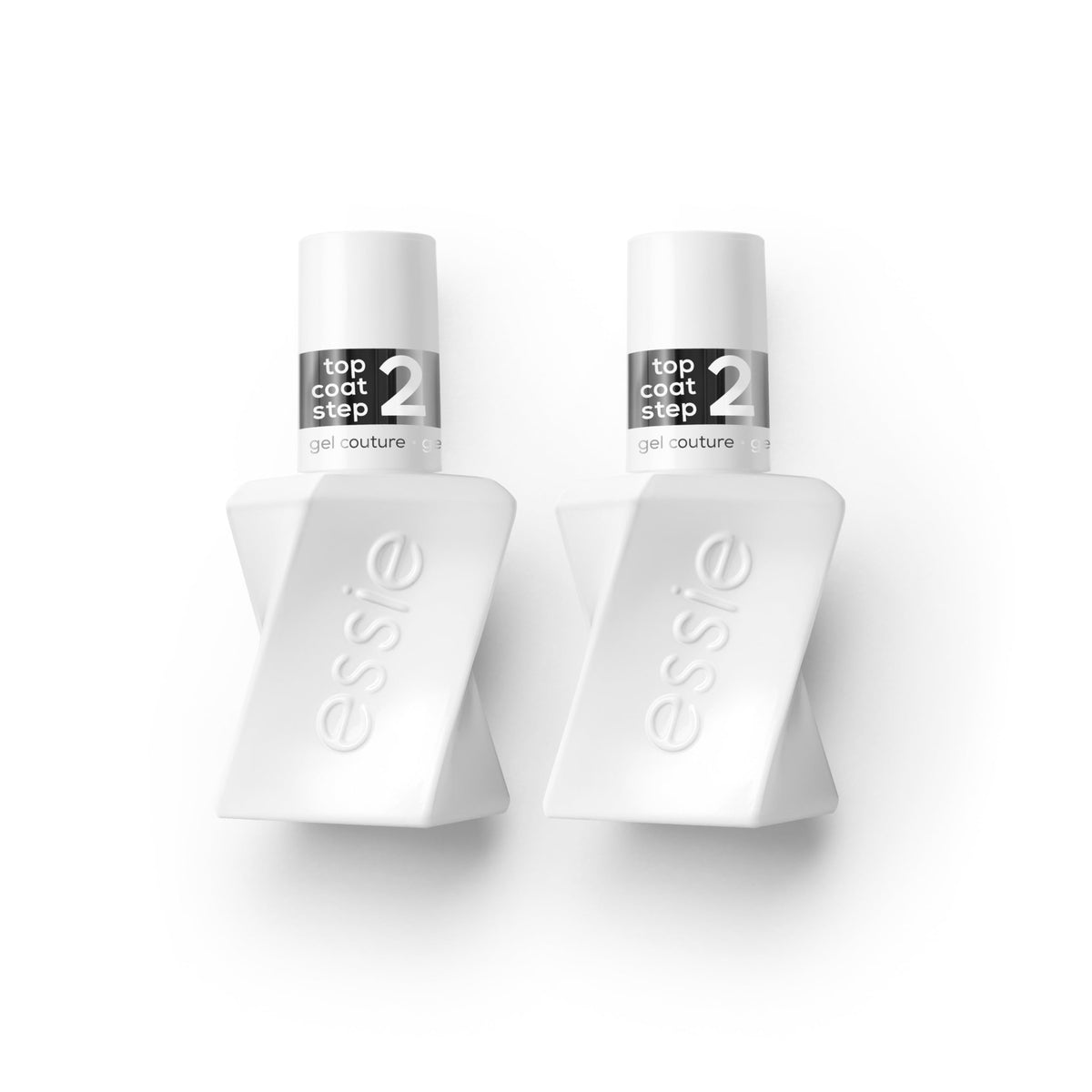 Essie gel couture longwear glossy high shine chip-resistant gel-like top coat duo kit, , 0.92 fl oz
