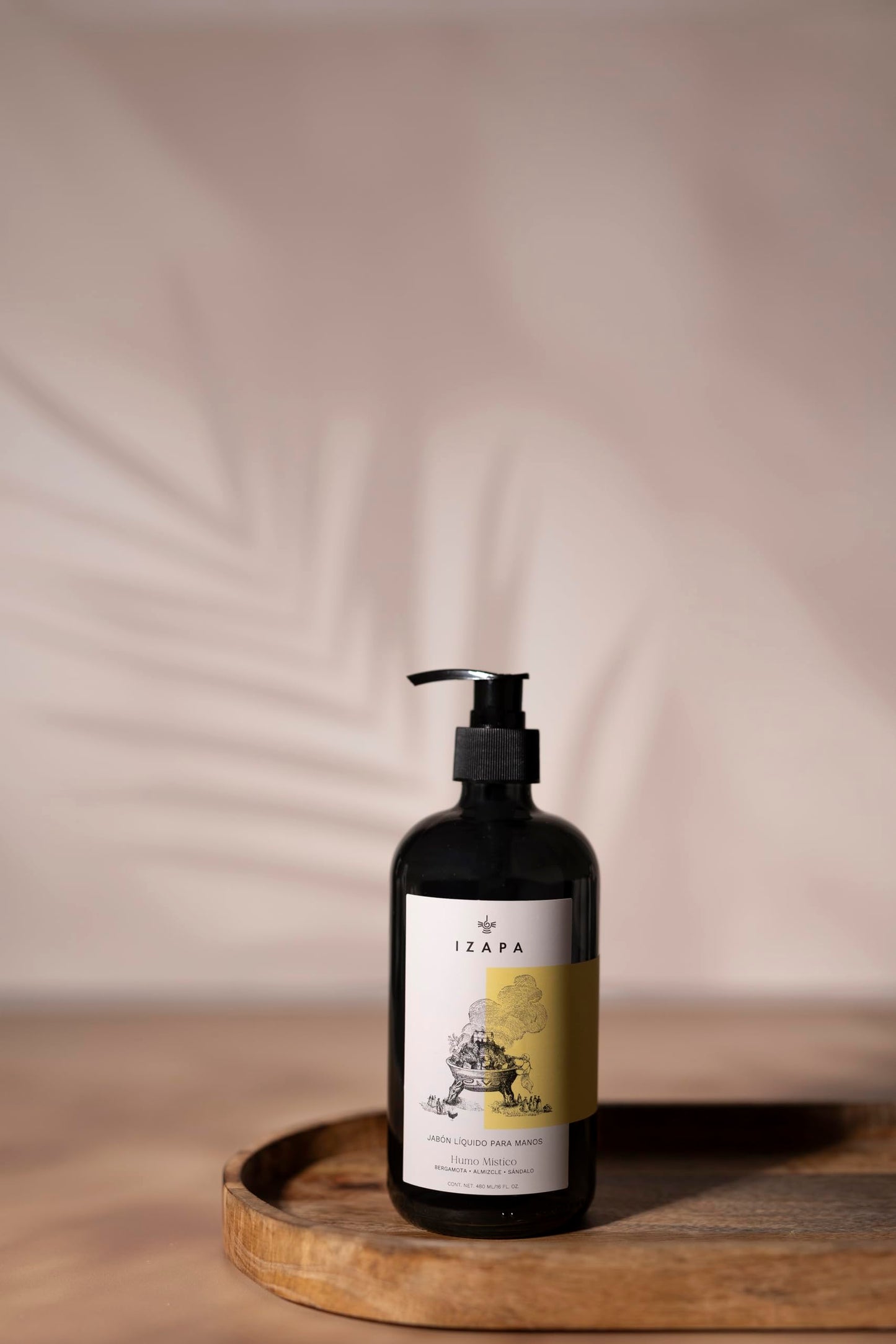 IZAPA Humo Místico Jabón Líquido para Manos 480 ml con Aceite de Jojoba Humectante