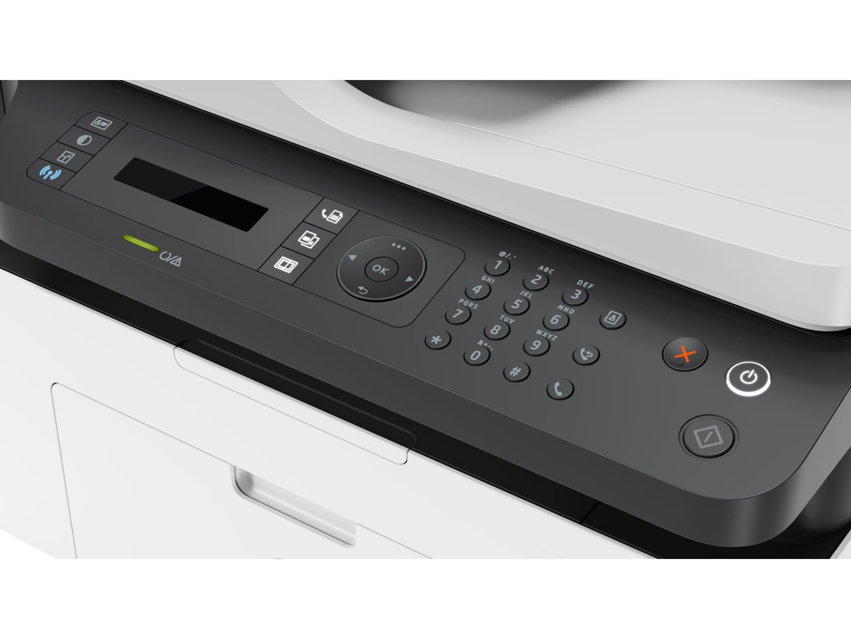 HP Impresora Multifuncional Láser MFP 137fnw, Impresión en Negro, Dúplex, (Doble Cara) Manual, WiFi, USB, Ethernet, Smart App, Imprime, Copia y Escaneado, Fax (4ZB84A)