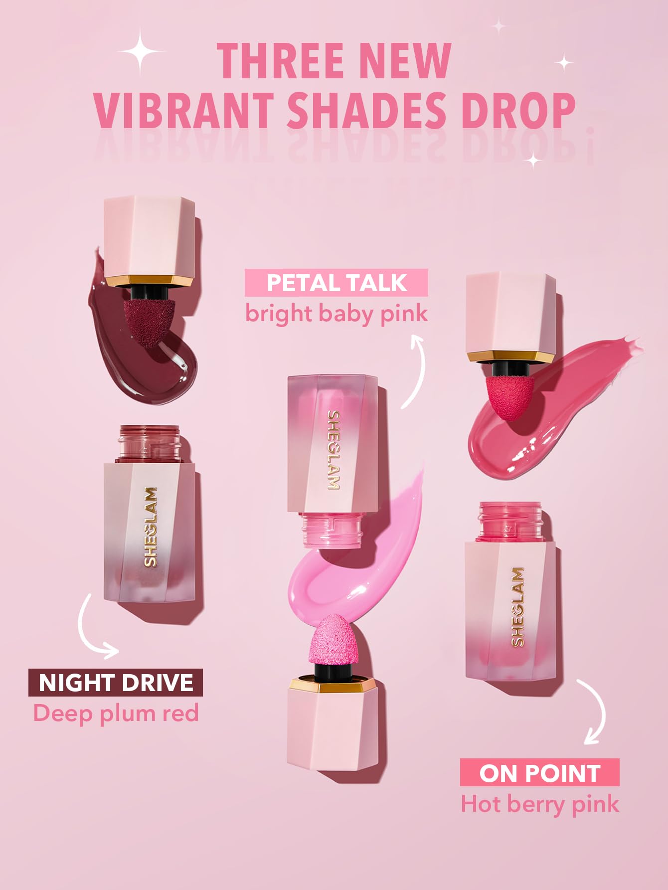 SHEGLAM Maquillaje con rubor líquido Color Bloom para mejillas con acabado mate - On Point