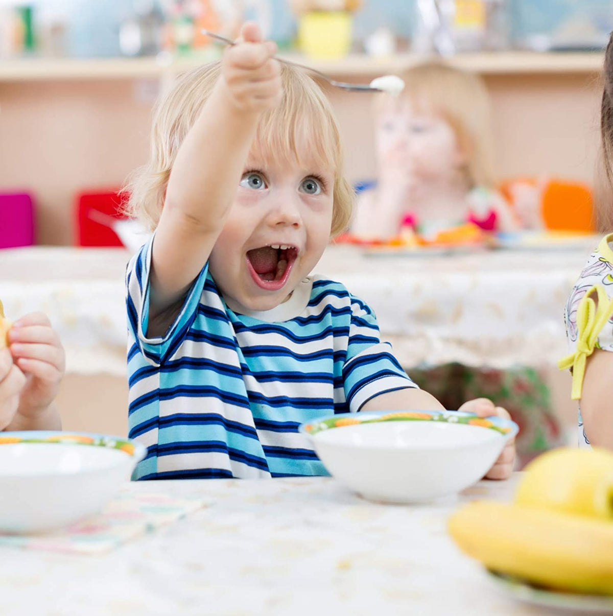 9 cucharas de acero inoxidable para niños, cubiertos seguros para niños y niños, juego de utensilios para niños, juego de cubiertos de metal para niños, juego de cucharas de cena, cucharas pequeñas para postre, incluye un total de 9 cucharas pequeñas para