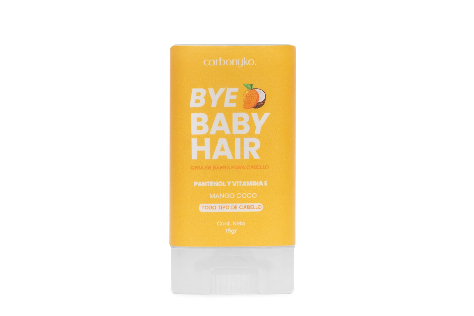 Carbonyko Bye Baby Hair Mangococo (Barra, Mangococo, Control duradero de los baby hairs, Todos los tipos)