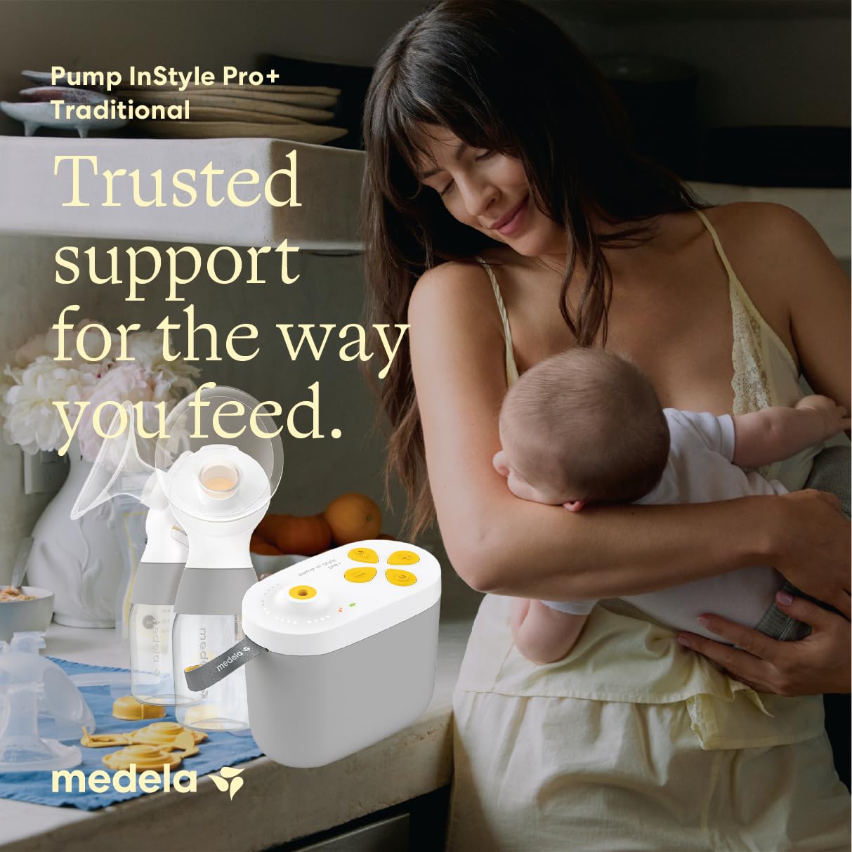 Nuevo extractor de leche eléctrico Medela en estilo Pro+ recargable, grado hospitalario, doble