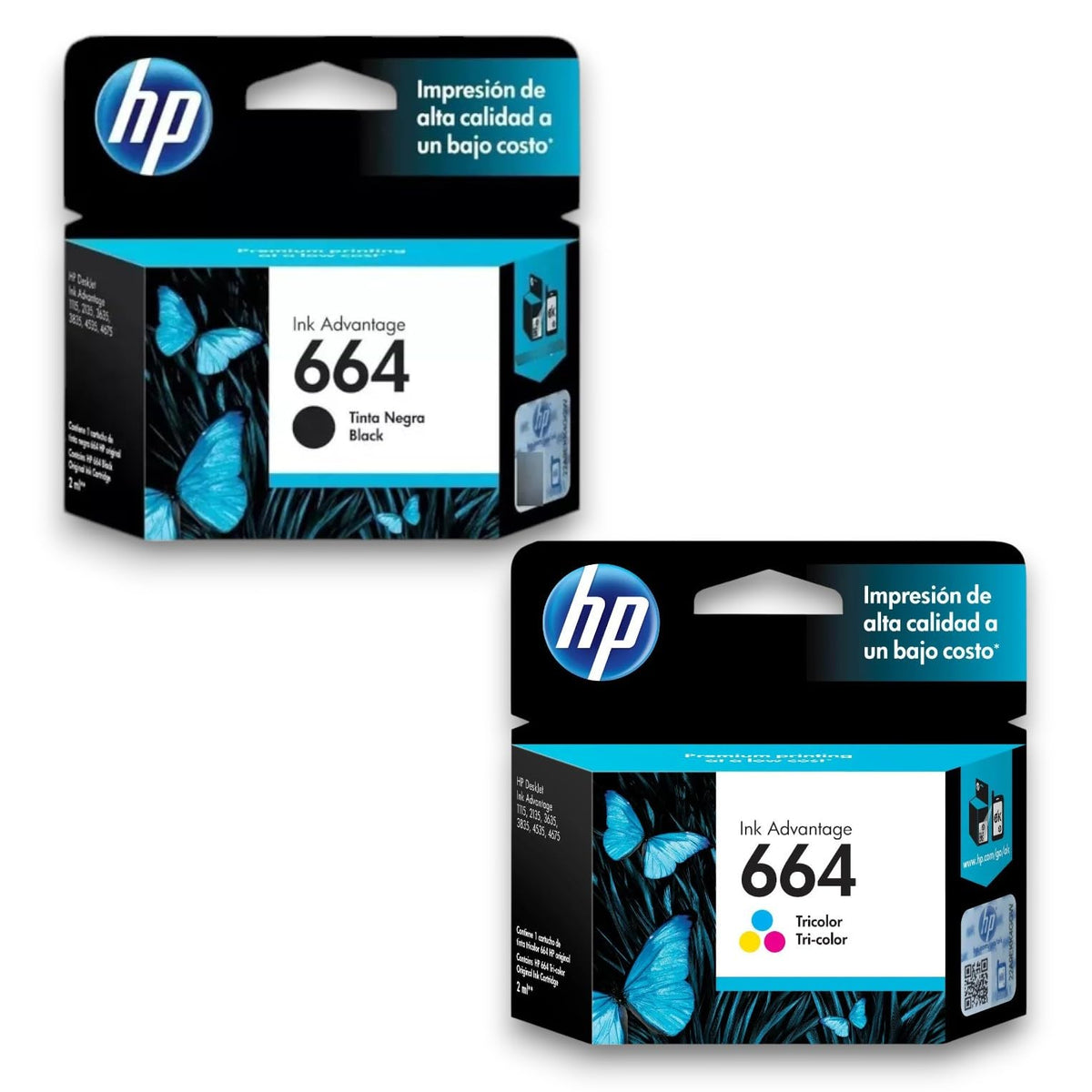 Cartucho de Tinta HP Negro Tri-color Original Deskjet