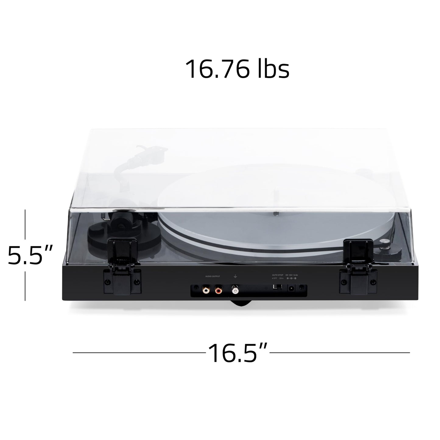 Fluance RT85 Reference High Fidelity Vinyl Turntable Record Player with Ortofon 2M Blue Cartridge, Acrylic Platter, Speed Control Motor, Solid Wood Plinth, Vibration Isolation Feet - Piano Black