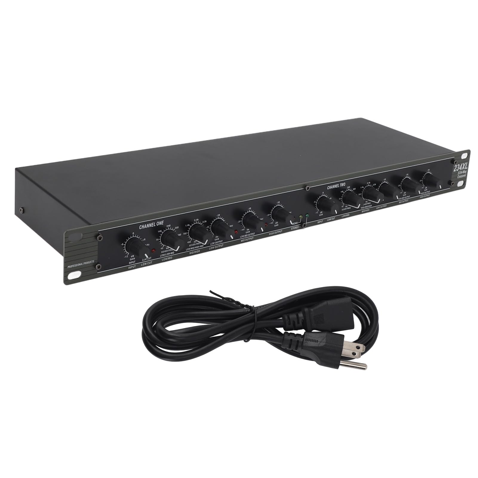 Crossover 234XL, Crossover Mono Profesional de 4 Vías Enchufe de EE. UU. 110 V Rendimiento Estable Duradero Diseñado para Rendimiento en Escenarios Al Aire Libre