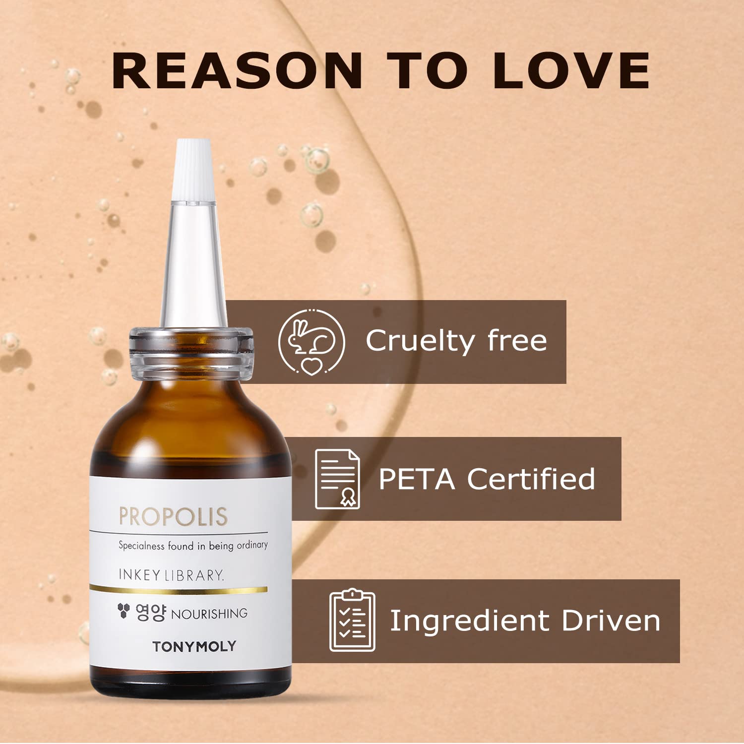 TONYMOLY Suero de Propoleo Inkey Library