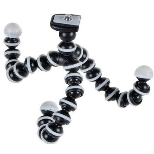Trípode Pulpo Walway Negro Soporte Flexible con Placa de Liberación Rápida