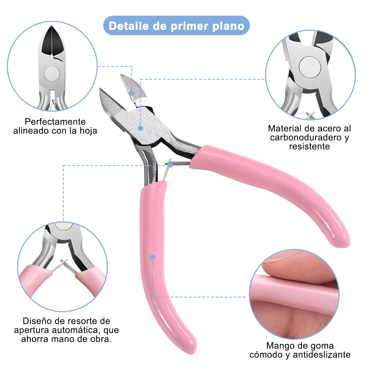 Juego de 7 Alicates para Joyas, Alicates de Joyería, Pinzas para Bisuteria y Joyeria Herramientas, Kit de Fabricación de Joyas para Suministros de Fabricación de Joyas