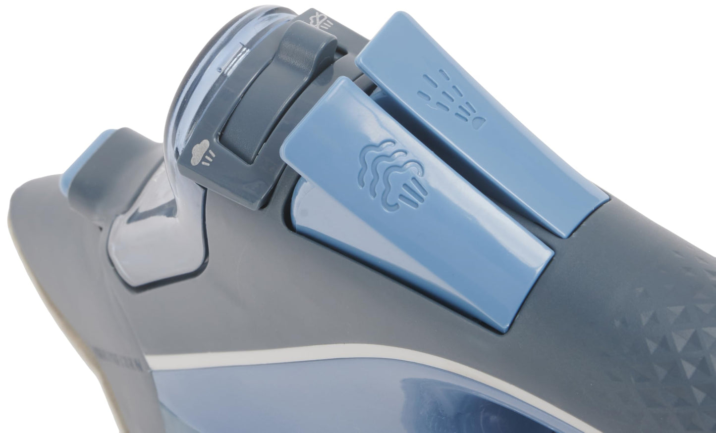 Plancha Vertical de Vapor Rowenta Azul con Suela Microsteam 300 Láser y Sistema Antical 2500 W