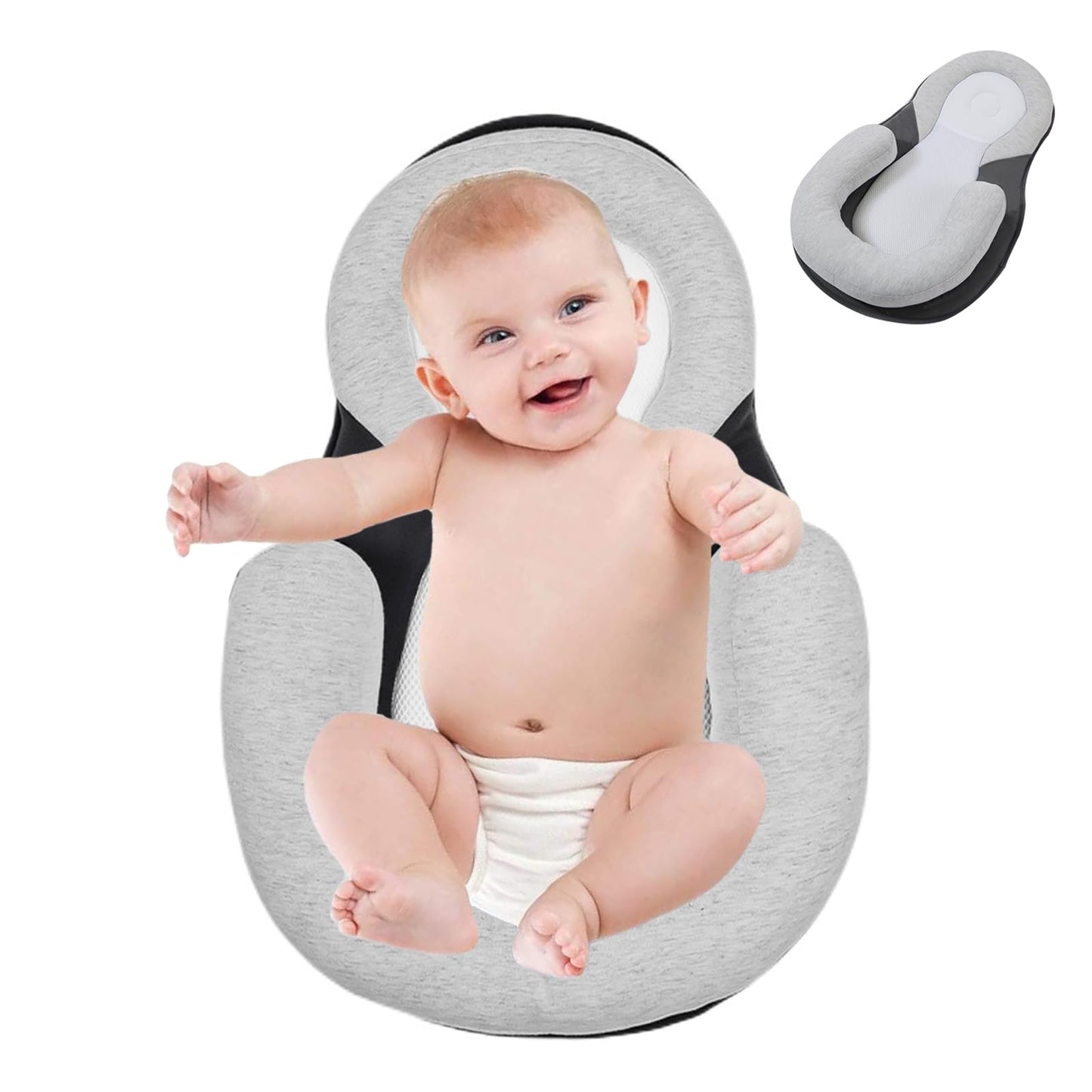 MADELALU Almohada de Lactancia, Posicionador para Bebé