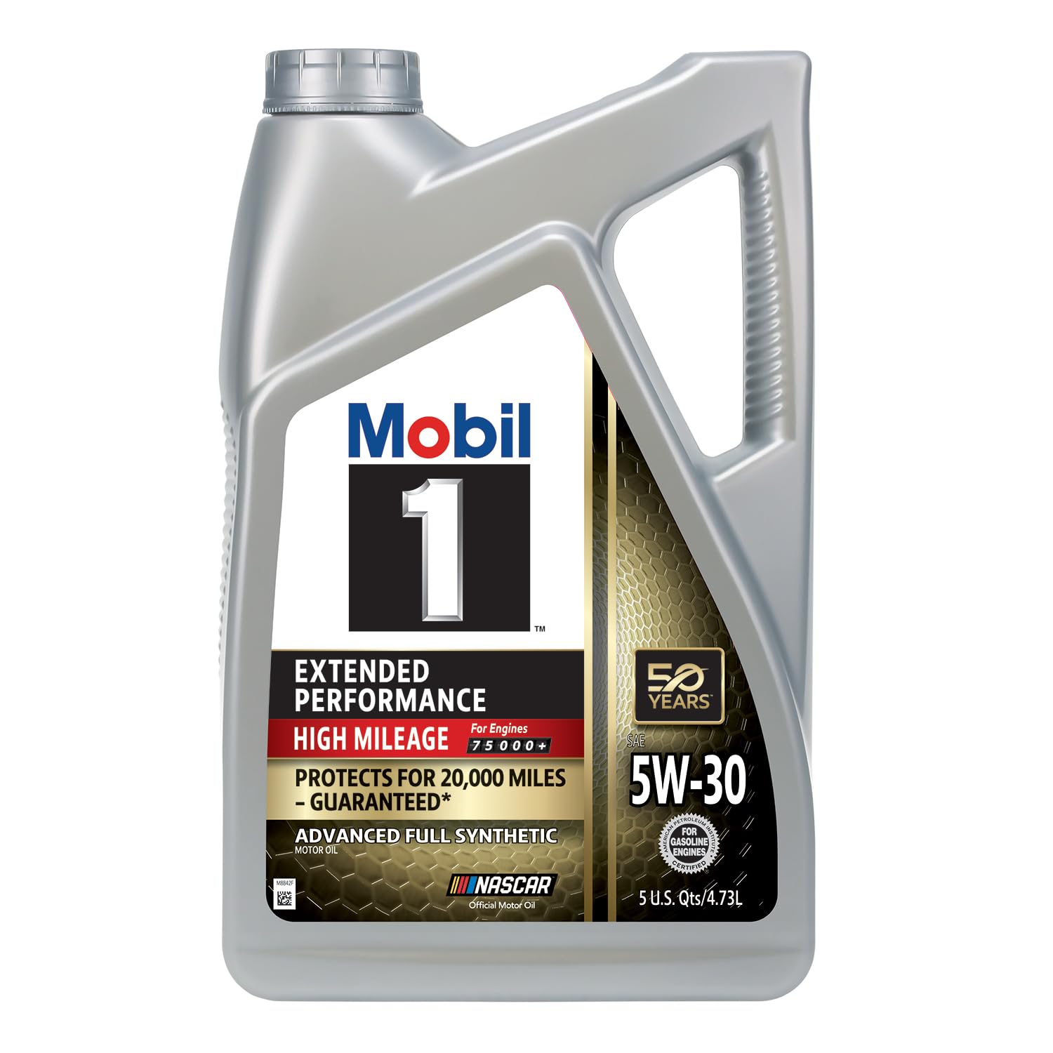 Aceite de Motor Sintético Completo Mobil 1 5W-30 Alto Kilometraje Rendimiento Extendido
