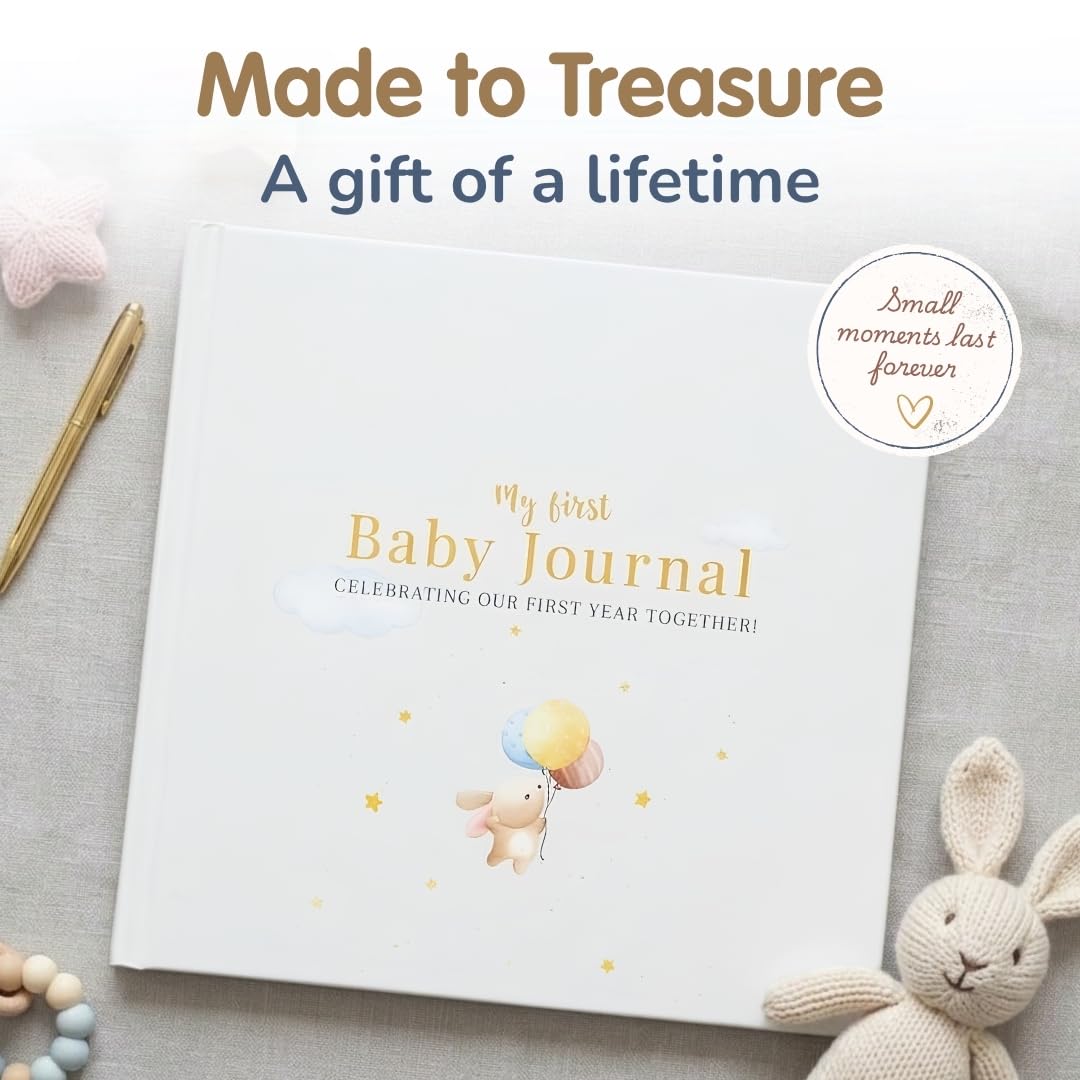 Libro de Recuerdos Tiny Trees Bebé Hitos y Celebraciones Mensuales