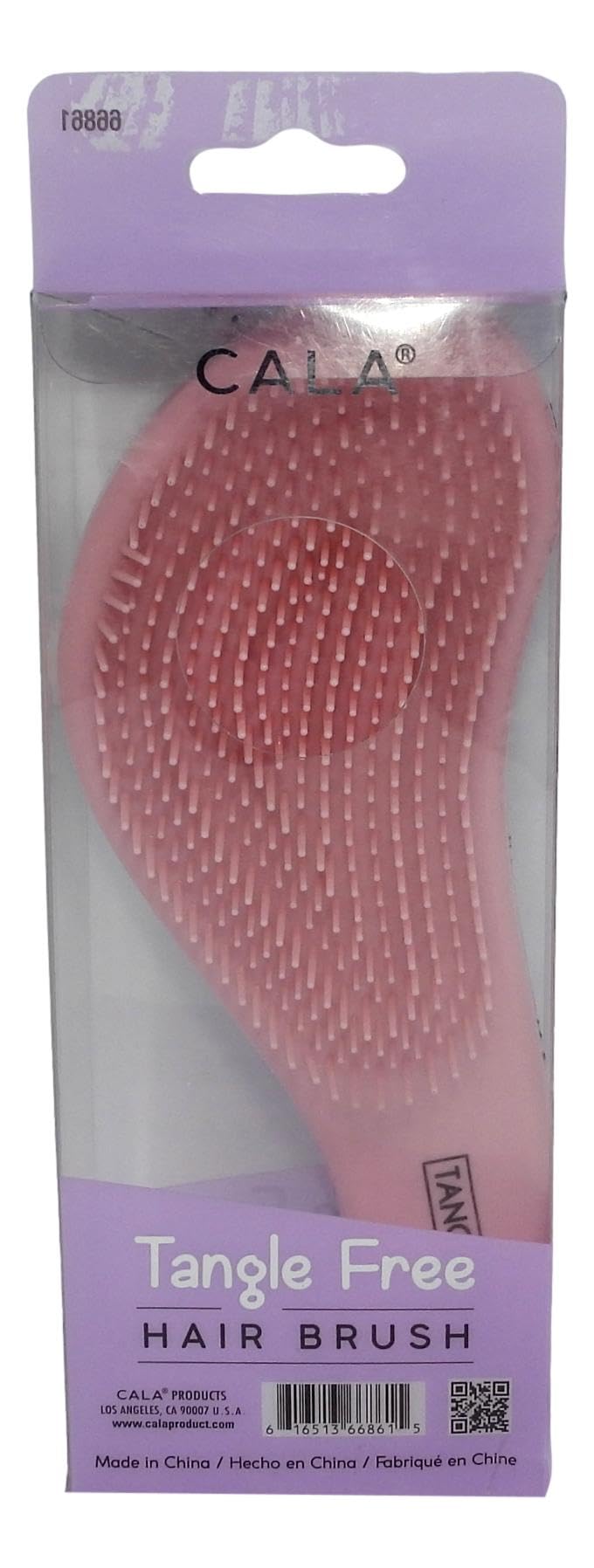 CALA - cepillo para el cabello sin enredos (1 pieza, gatos rosa)